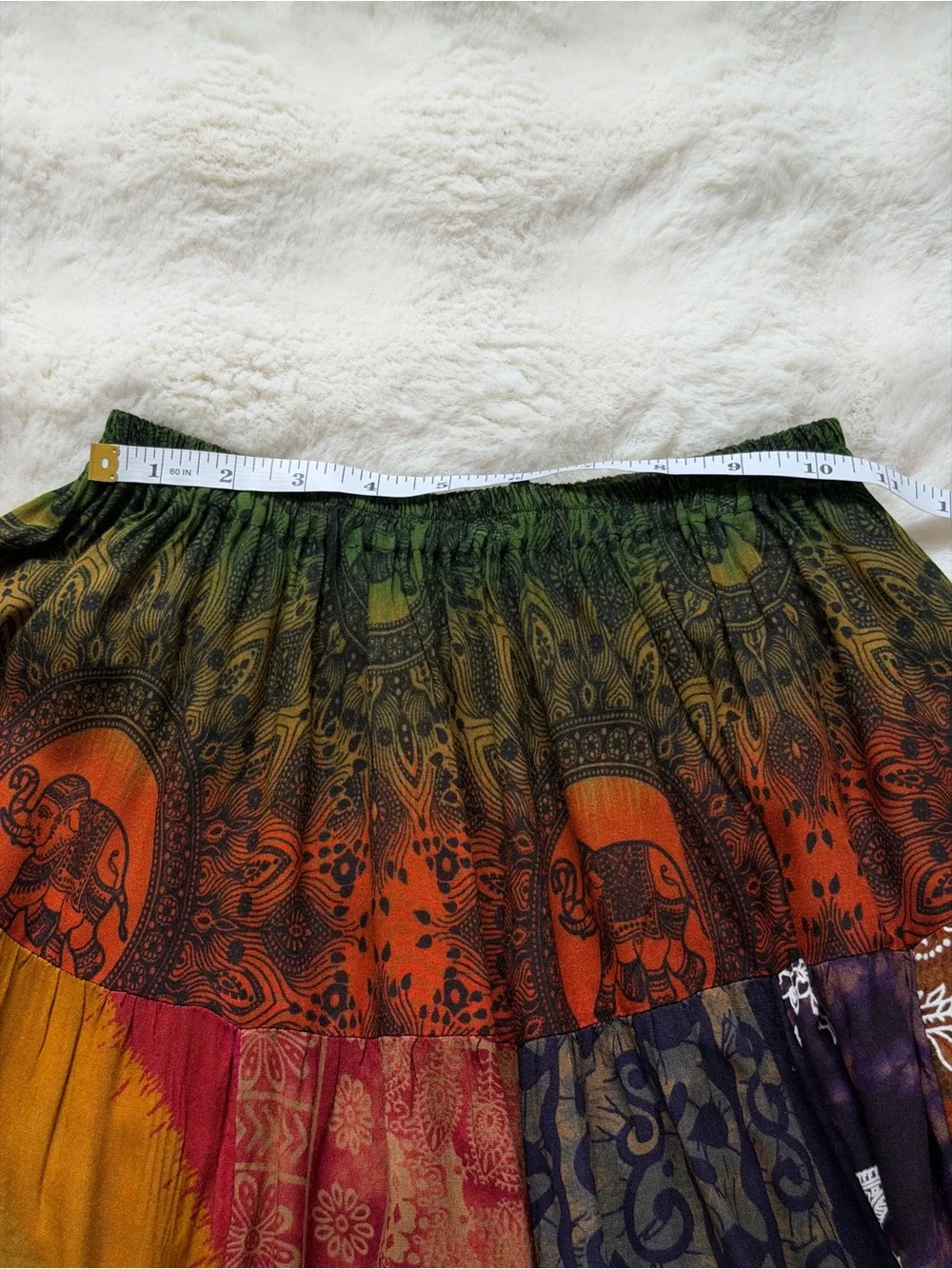 Patchwork Kathmandu Imports | Skirts | Kathmandu Imports Patchwork Boho Flowy ...